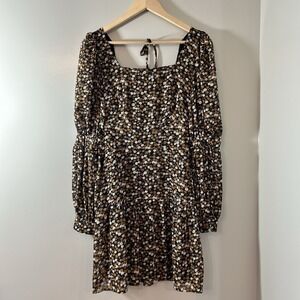 Peasant Dress Women's  Size 2 Boho Floral Fairy Cottagecore Smoked